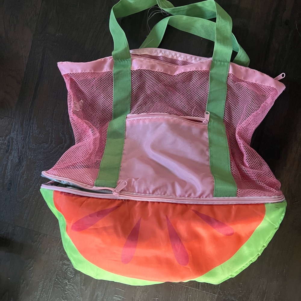 Tote bag mini cooler beach bag